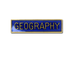 Geography Small Bar Badge 17