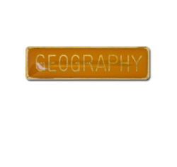 Geography Small Bar Badge 25