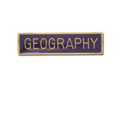 Geography Small Bar Badge 19