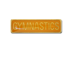 Gymnastics Small Bar Badge 25