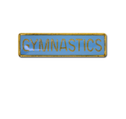 Gymnastics Small Bar Badge 23