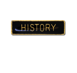 History Small Bar Badge 24