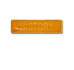 History Small Bar Badge 25