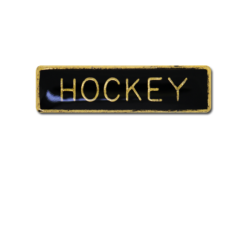 Hockey Small Bar Badge 24