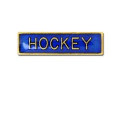 Hockey Small Bar Badge 17