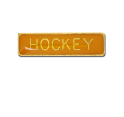 Hockey Small Bar Badge 25