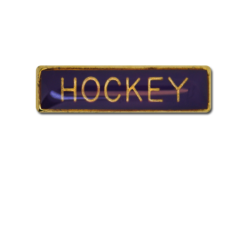Hockey Small Bar Badge 19