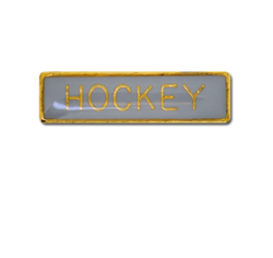 Hockey Small Bar Badge 26
