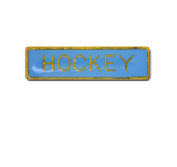 Hockey Small Bar Badge 23