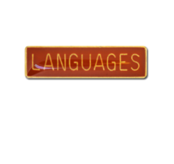 Languages Small Bar Badge 27