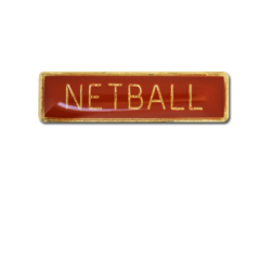 Netball Small Bar Badge 27