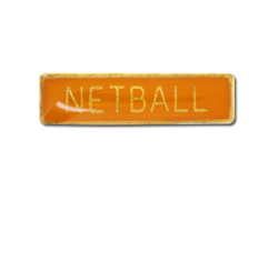 Netball Small Bar Badge 25
