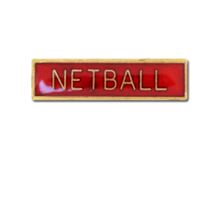 Netball Small Bar Badge 15