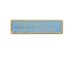 Netball Small Bar Badge 23