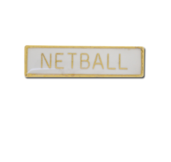 Netball Small Bar Badge 20