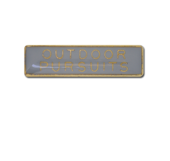 Outdoor Pursuits Small Bar Badge 12