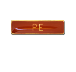 PE Small Bar Badge 27