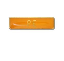 PE Small Bar Badge 25