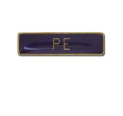 PE Small Bar Badge 19