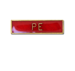 PE Small Bar Badge 15