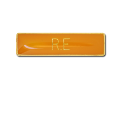 R.E Small Bar Badge 25