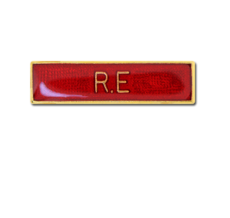 R.E Small Bar Badge