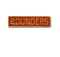 Rounders Small Bar Badge 27