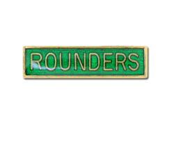 Rounders Small Bar Badge 18