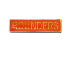 Rounders Small Bar Badge 22