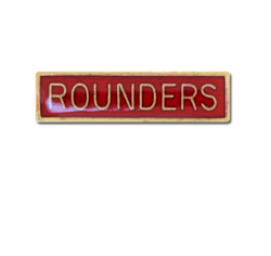 Rounders Small Bar Badge 15