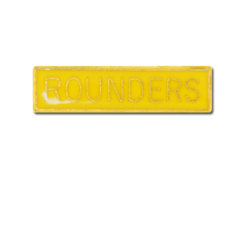 Rounders Small Bar Badge 16