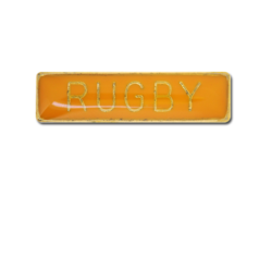 Rugby Small Bar Badge 25