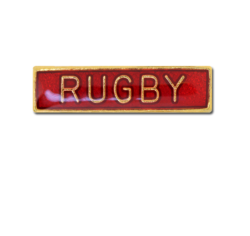 Rugby Small Bar Badge 15