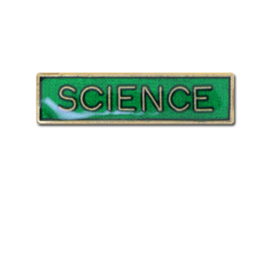 Science Small Bar Badge 18