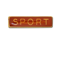 Sport Small Bar Badge 27