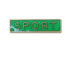 Sport Small Bar Badge 18