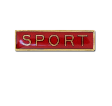 Sport Small Bar Badge