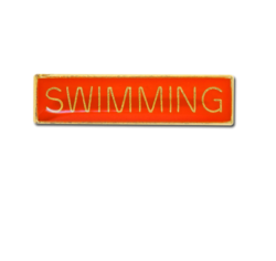 Swimming Small Bar Badge 22