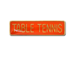 Table Tennis Small Bar Badge 22