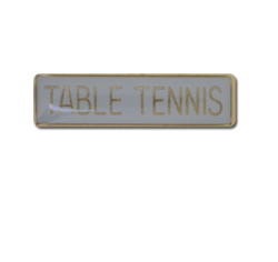 Table Tennis Small Bar Badge 26