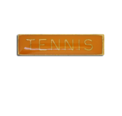 Tennis Small Bar Badge 25