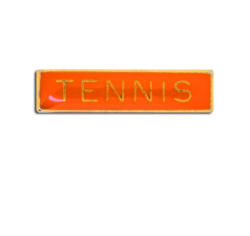 Tennis Small Bar Badge 22