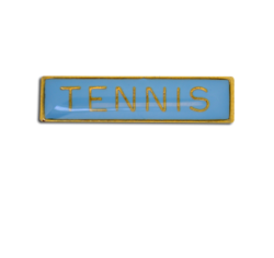 Tennis Small Bar Badge 23