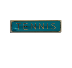 Tennis Small Bar Badge 28