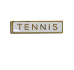 Tennis Small Bar Badge 20