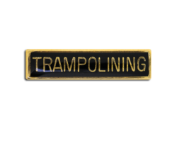 Trampolining Small Bar Badge 24