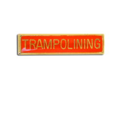 Trampolining Small Bar Badge 22