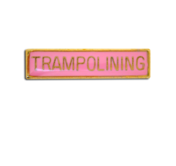 Trampolining Small Bar Badge 21