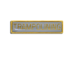 Trampolining Small Bar Badge 26