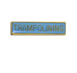 Trampolining Small Bar Badge 23